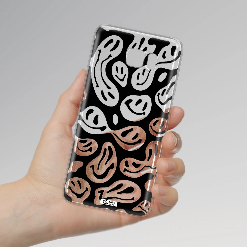 Smiley Faces Samsung Note 5 Clear TPU Case