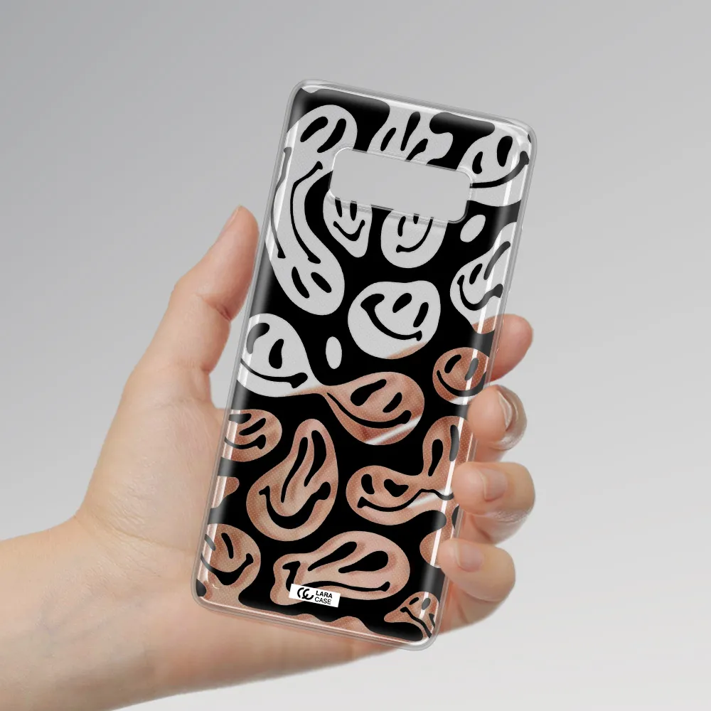 Smiley Faces Samsung Note 8 Clear TPU Case
