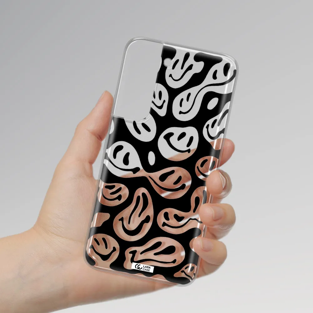 Smiley Faces Samsung S 22 Plus Clear TPU Case