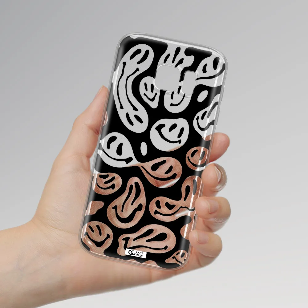 Smiley Faces Samsung S 7 Clear TPU Case