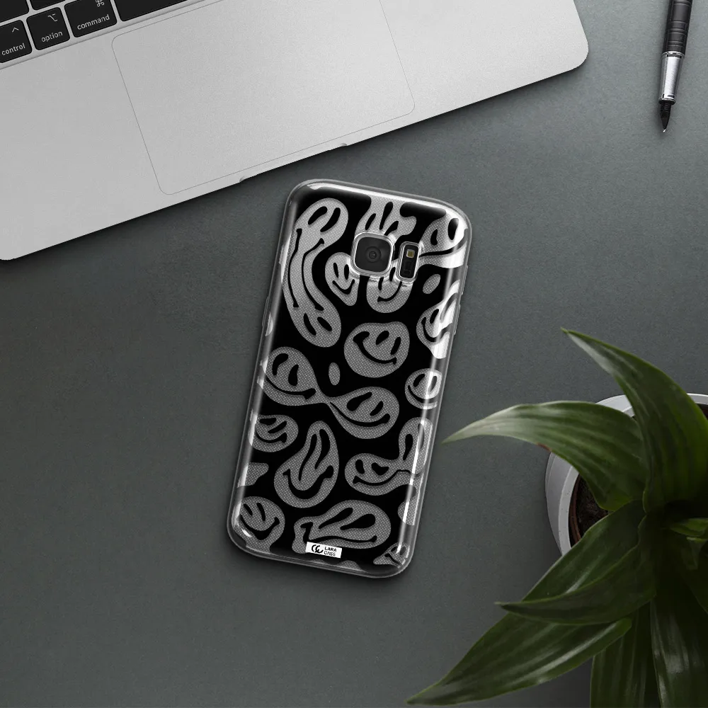 Smiley Faces Samsung S 7 Clear TPU Case