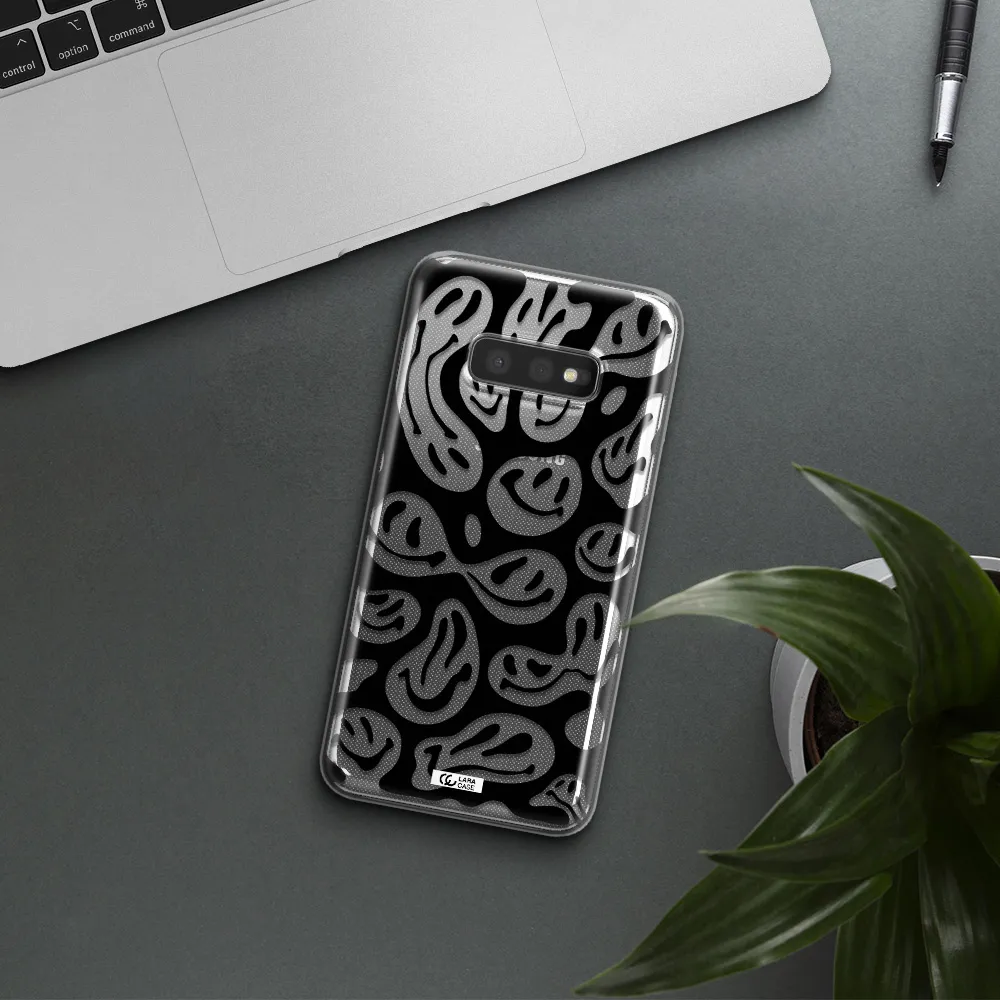 Smiley Faces Samsung S10e Clear TPU Case