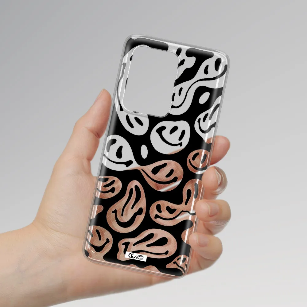 Smiley Faces Samsung S20 Ultra Clear TPU Case