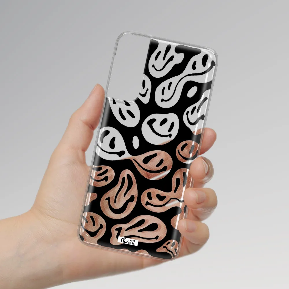 Smiley Faces Samsung S21 Clear TPU Case