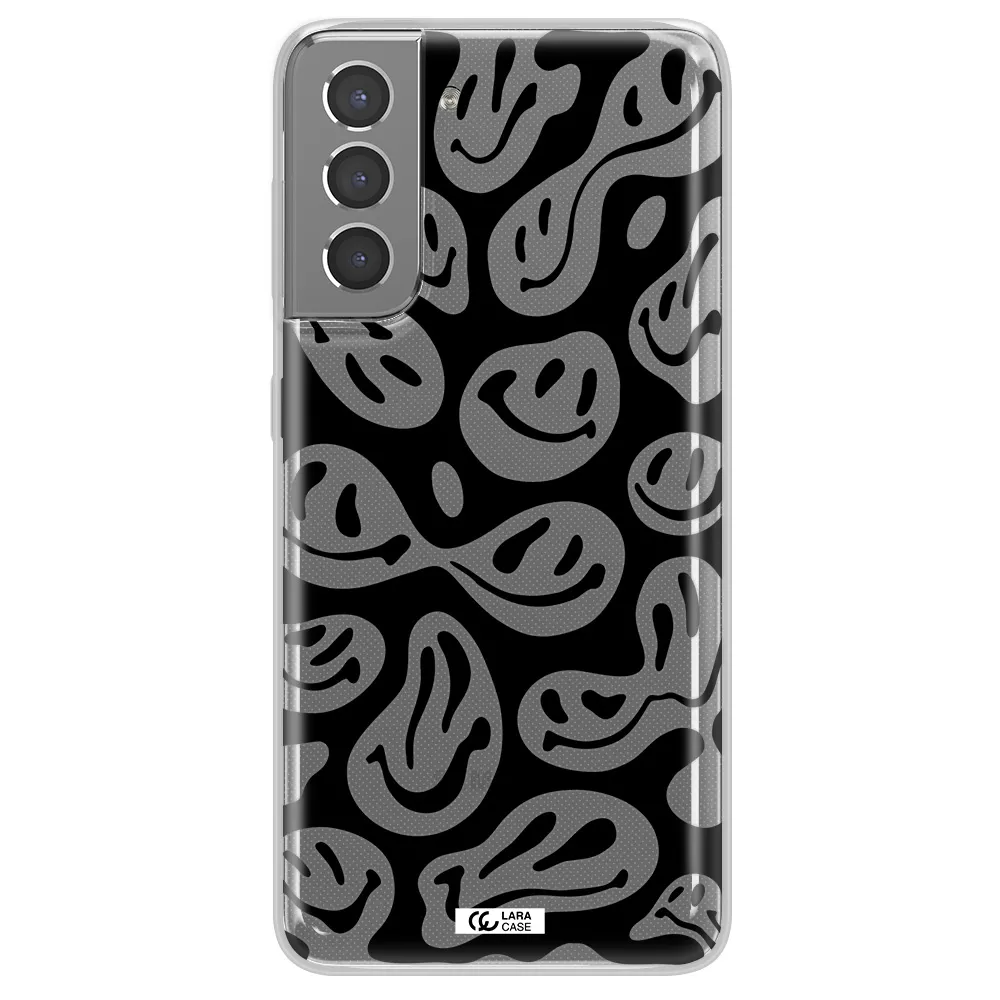Smiley Faces Samsung S21 Plus Clear TPU Case