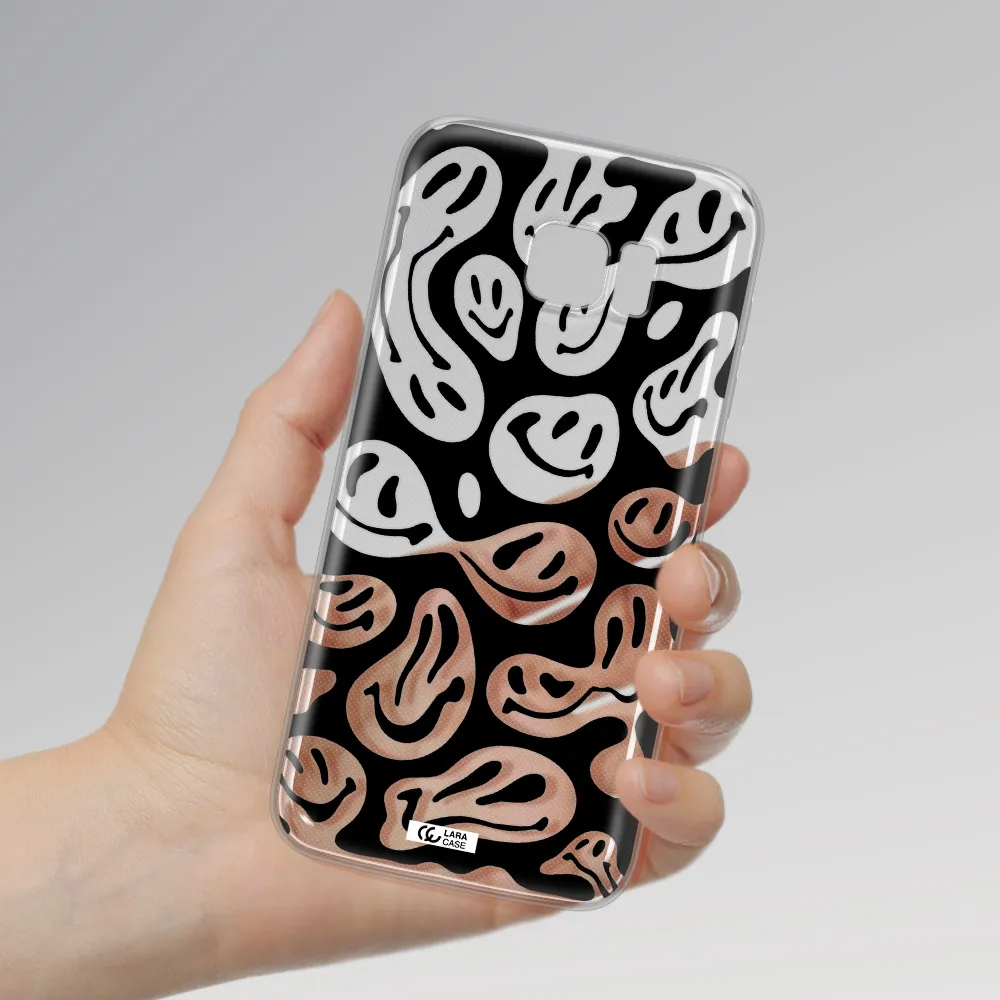 Smiley Faces Samsung S7 Edge Clear TPU Case