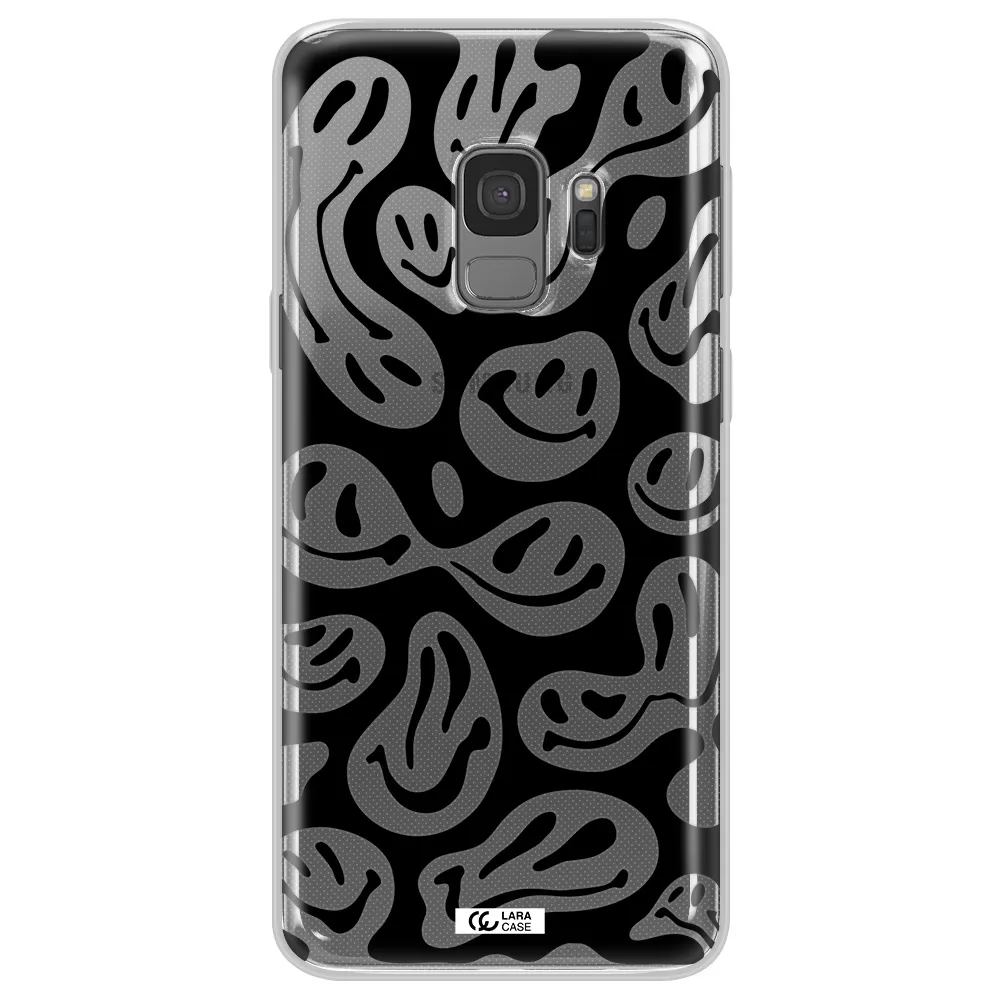 Smiley Faces Samsung S9 Clear TPU Case