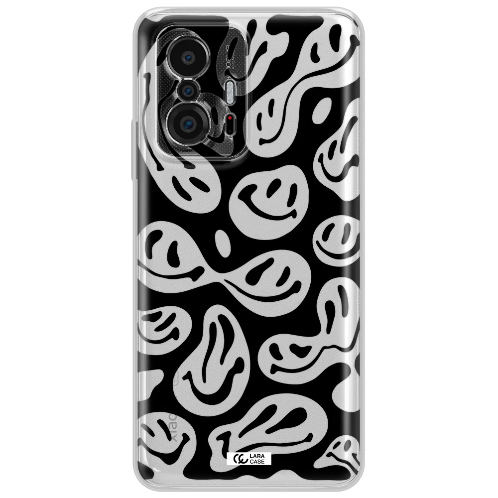 Smiley Faces Xiaomi 11T Clear Tpu Case