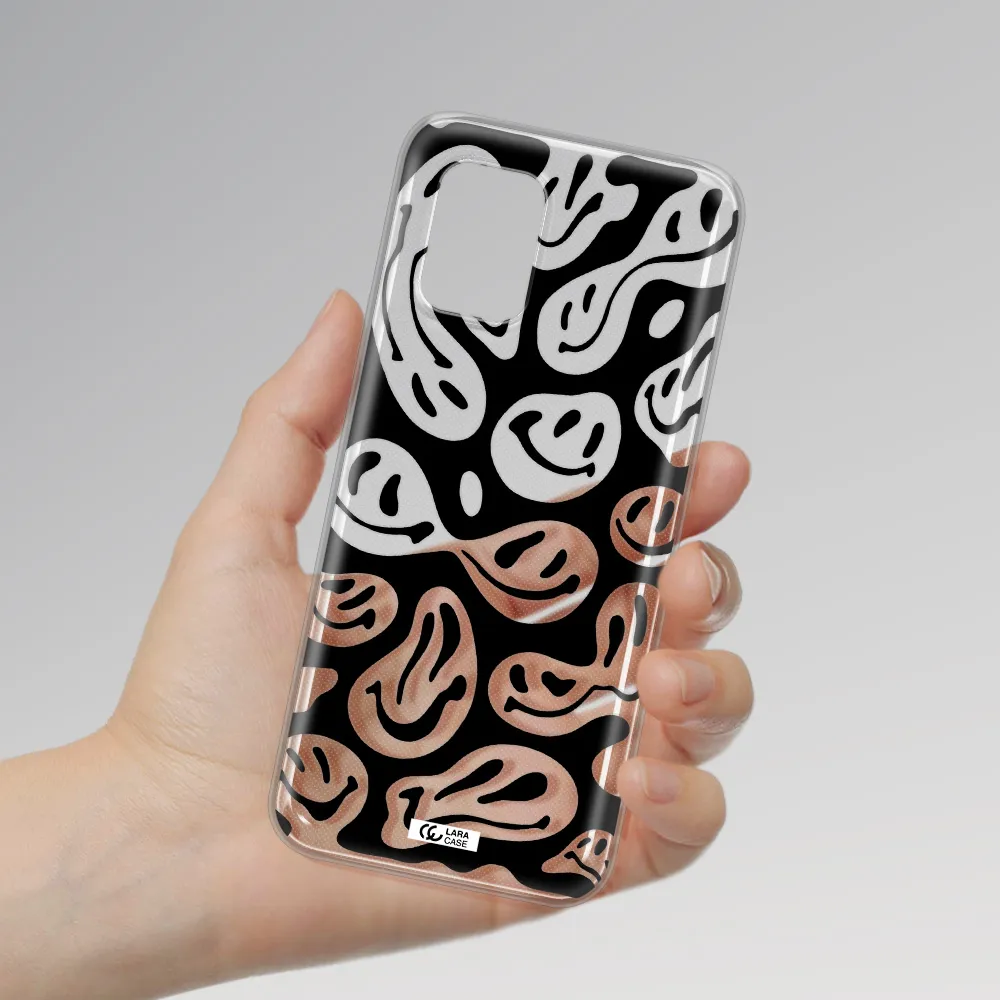 Smiley Faces Xiaomi Mi 10 Lite Clear TPU Case