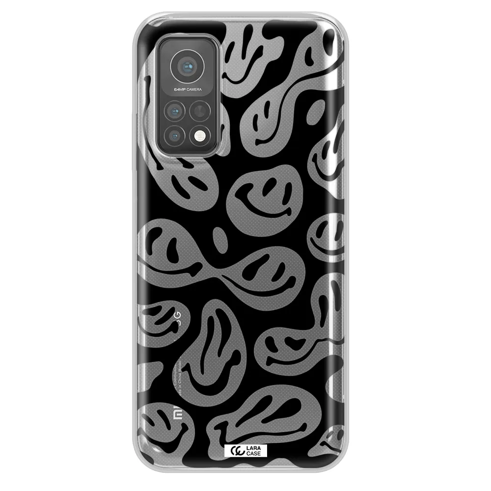 Smiley Faces Xiaomi Mi 10 T Pro Clear TPU Case