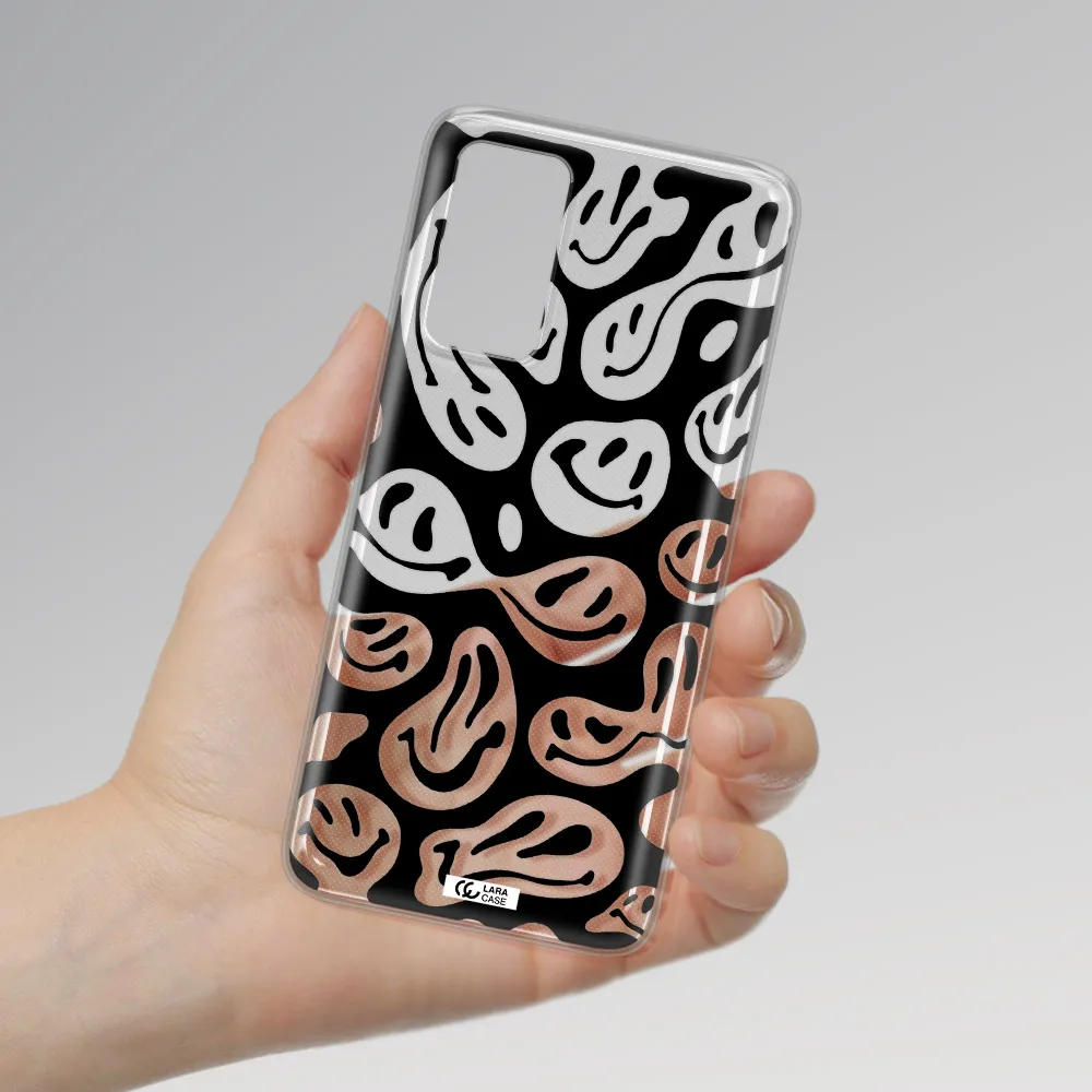 Smiley Faces Xiaomi Note 11 Pro Clear TPU Case