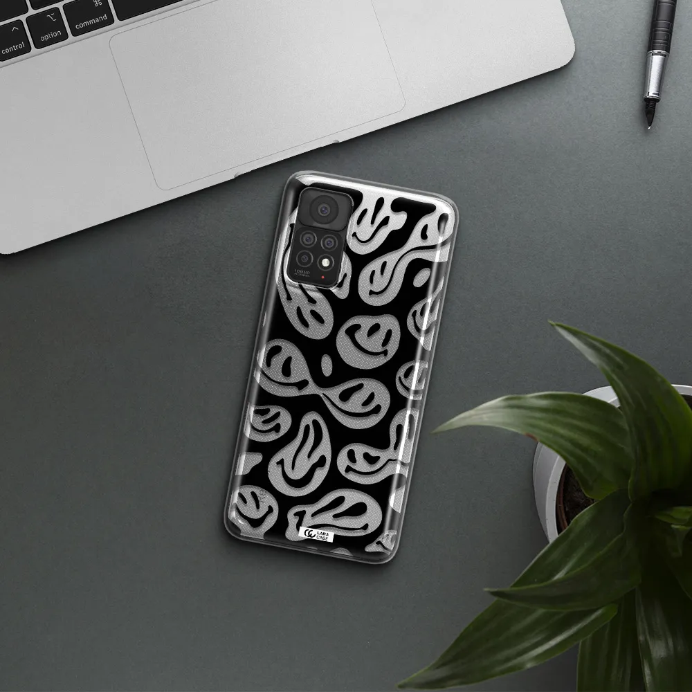 Smiley Faces Xiaomi Note 11 Pro Clear TPU Case