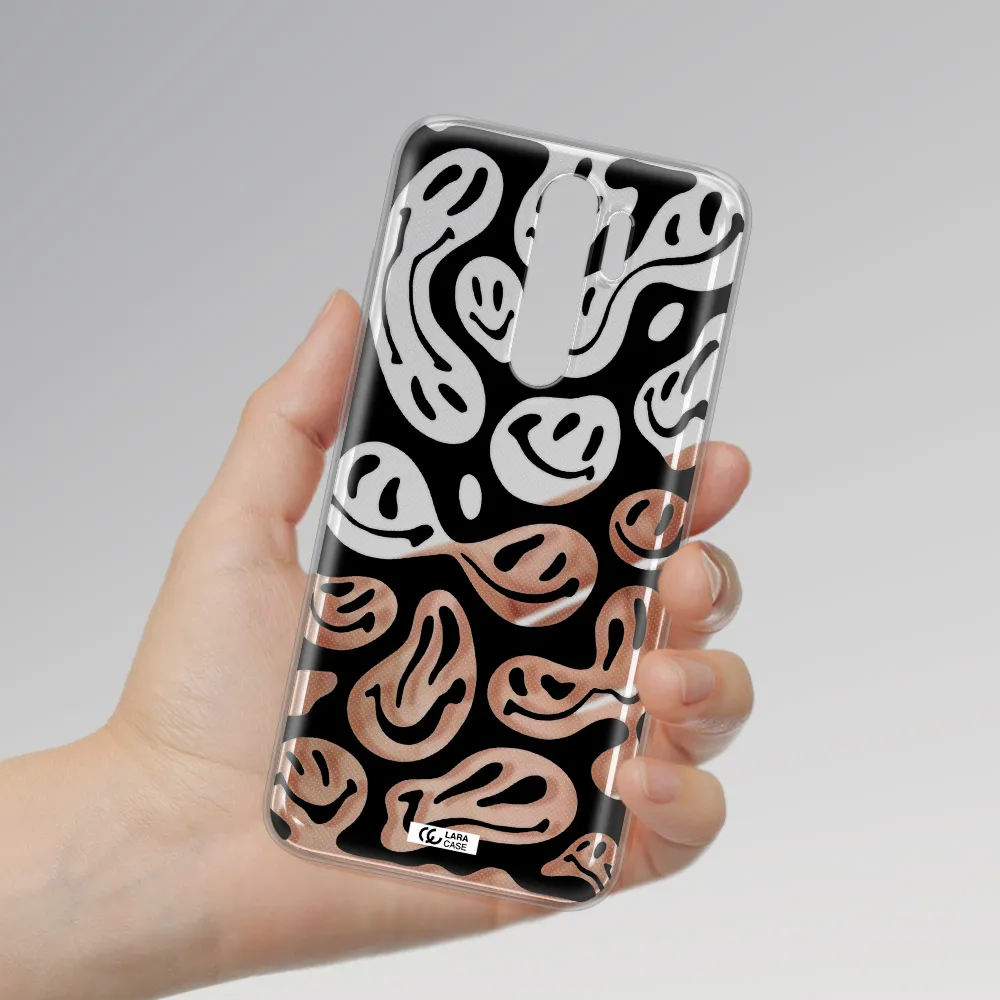 Smiley Faces Xiaomi Note 8 Pro Clear TPU Case