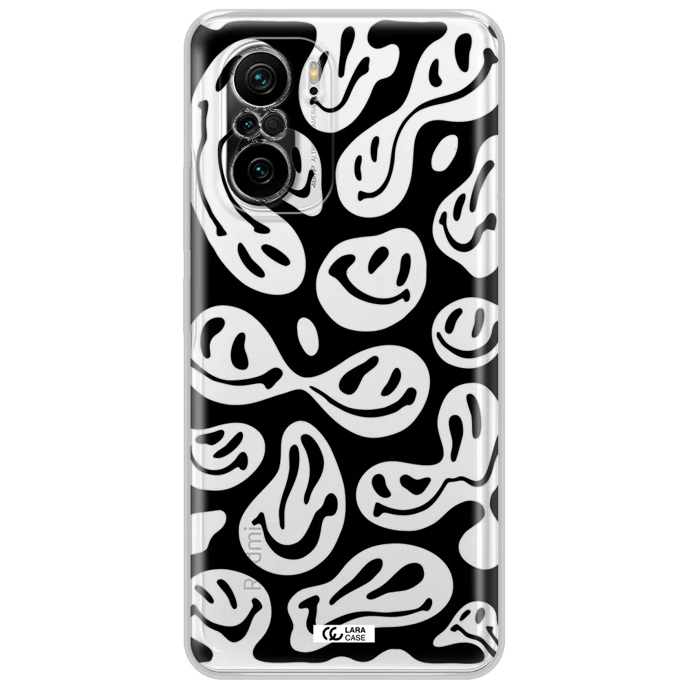 Smiley Faces Xiaomi Poco F3 Clear Tpu Case