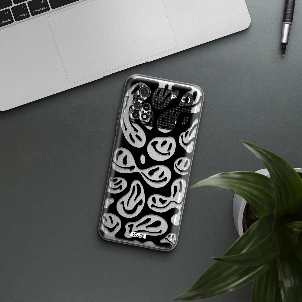 Smiley Faces Xiaomi Poco M4 Pro 4G Clear Tpu Case