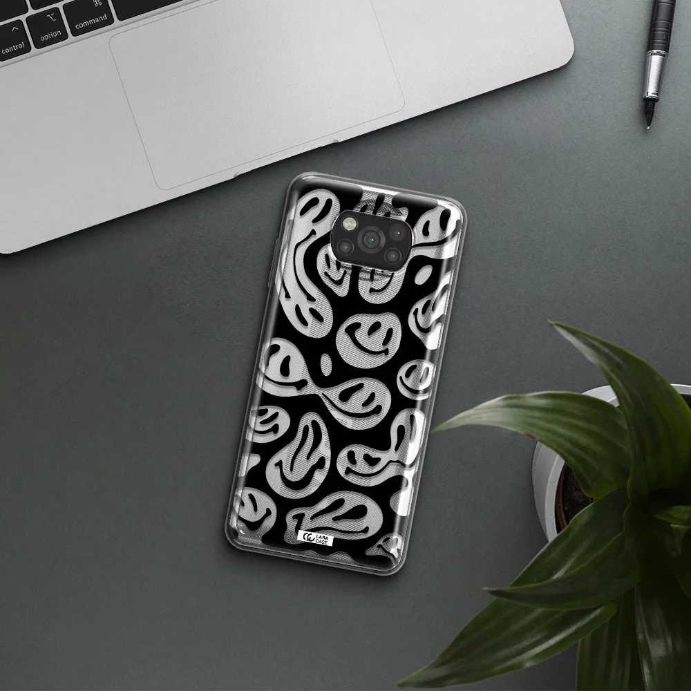 Smiley Faces Xiaomi Poco X3 Clear TPU Case
