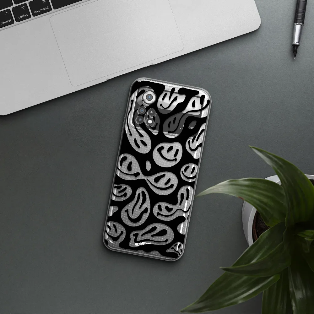 Smiley Faces Xiaomi Poco X4 Pro Clear TPU Case