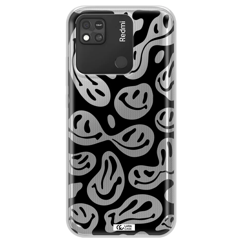 Smiley Faces Xiaomi Redmi 10A Clear TPU Case