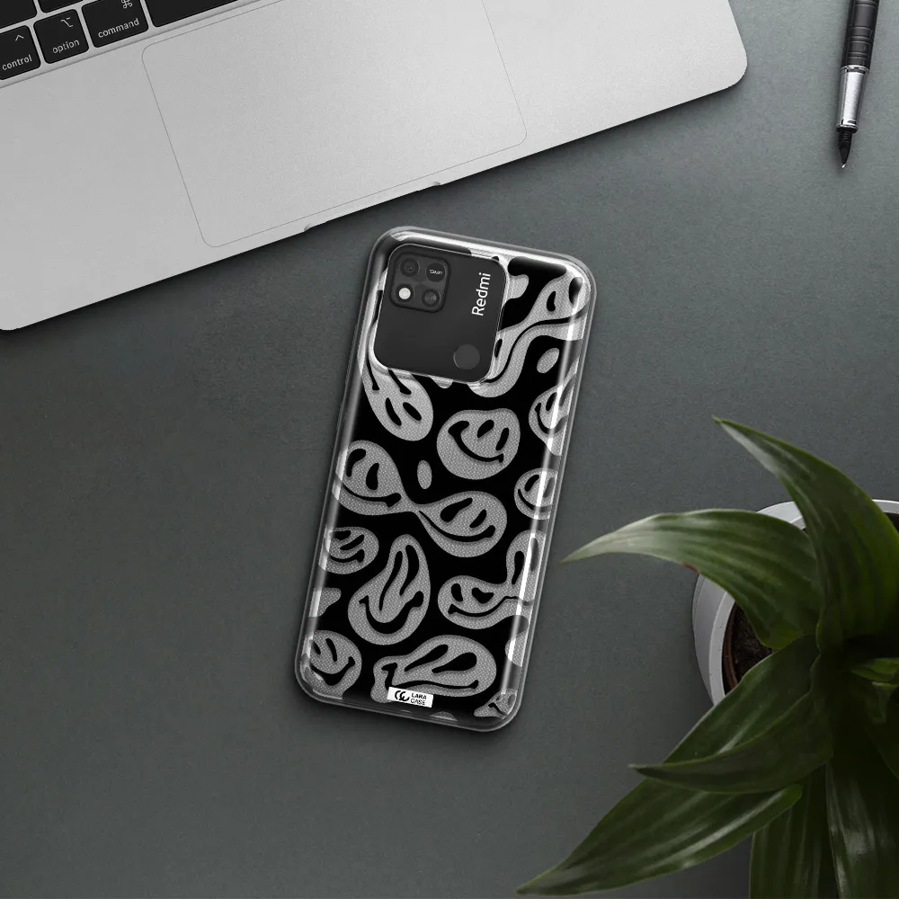 Smiley Faces Xiaomi Redmi 10A Clear TPU Case