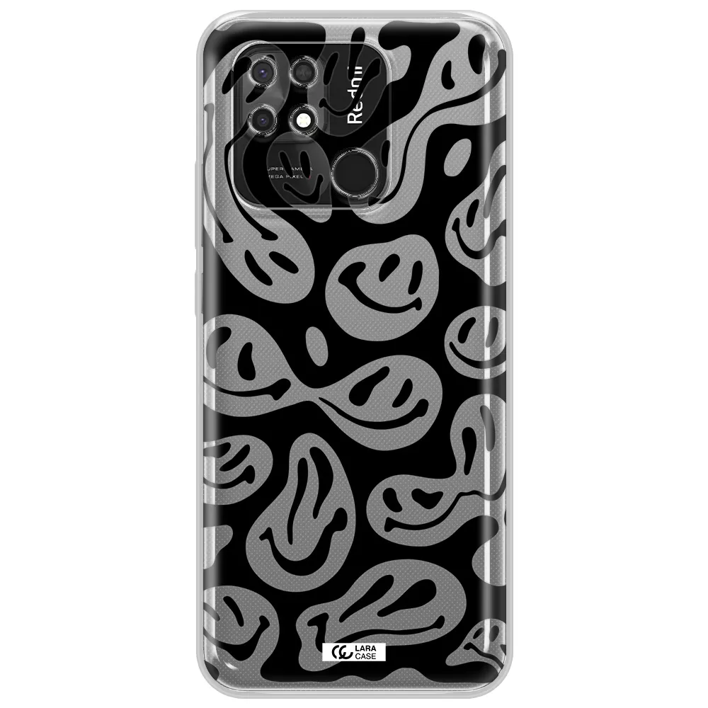 Smiley Faces Xiaomi Redmi 10C Clear TPU Case