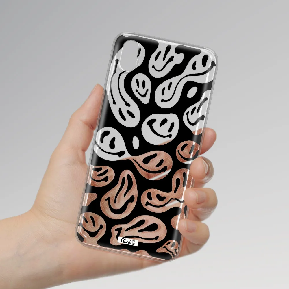 Smiley Faces Xiaomi Redmi 7A Clear TPU Case