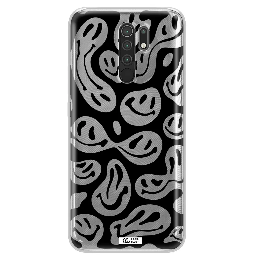 Smiley Faces Xiaomi Redmi 9 Clear TPU Case