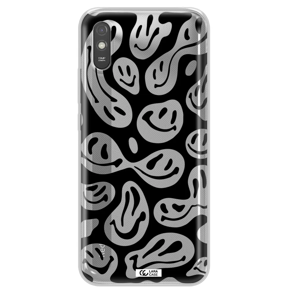 Smiley Faces Xiaomi Redmi 9A Clear TPU Case