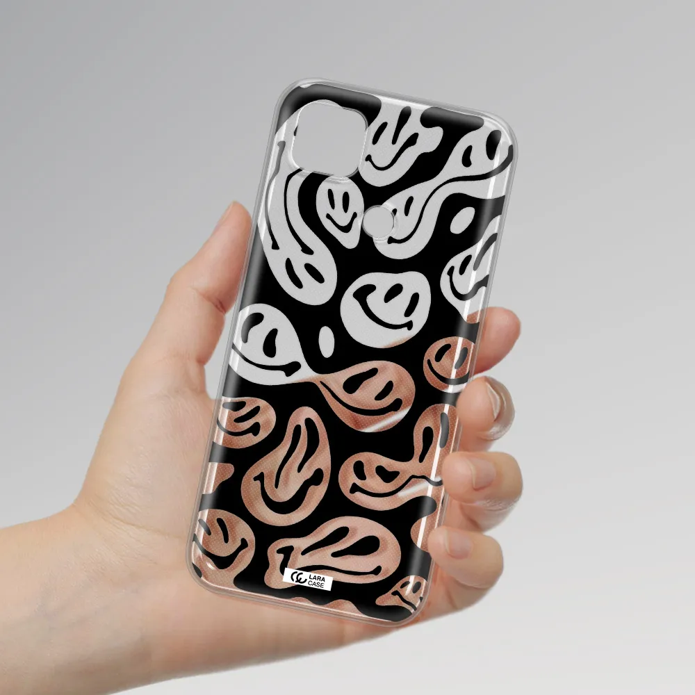 Smiley Faces Xiaomi Redmi 9C Clear TPU Case