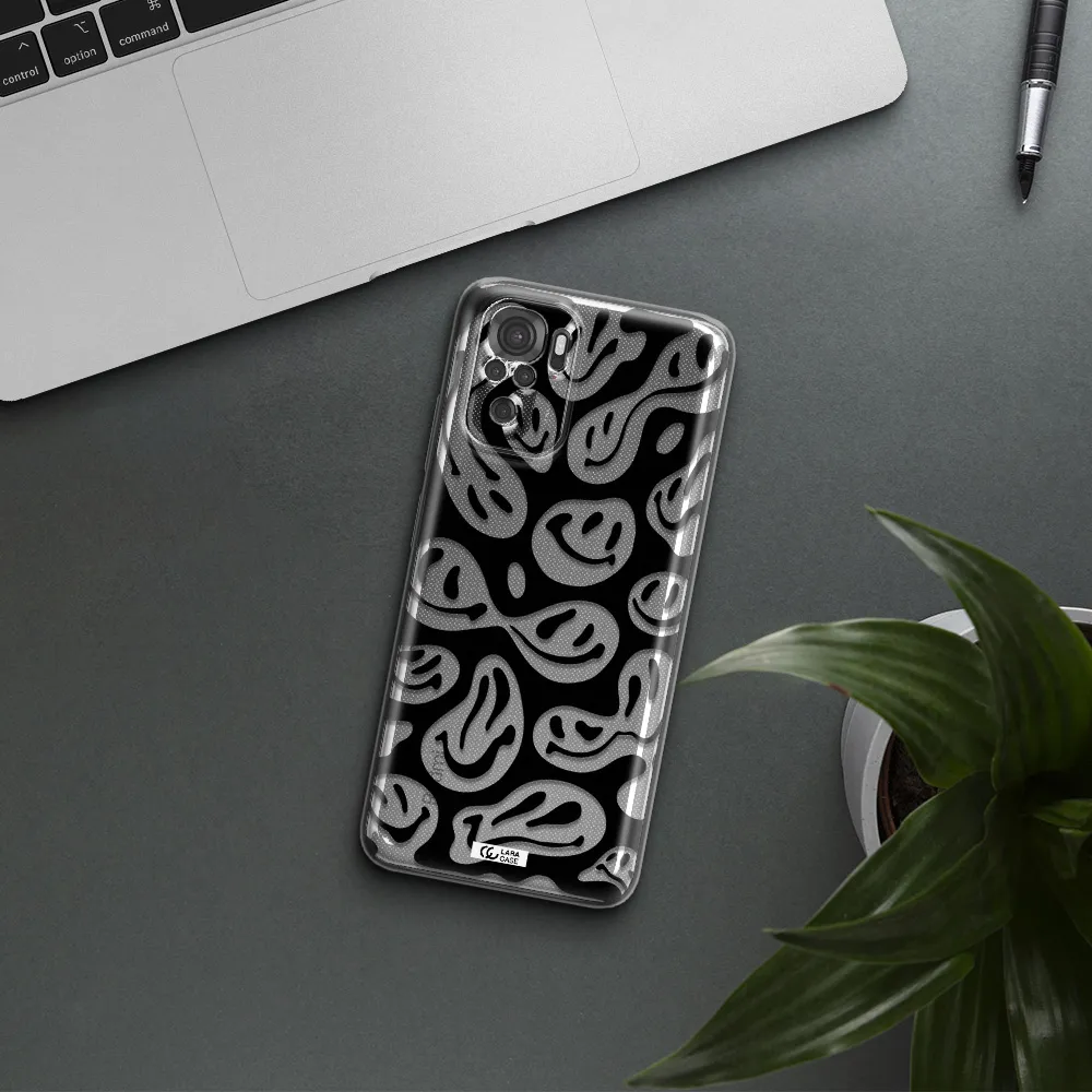 Smiley Faces Xiaomi Redmi Note 10S Clear Tpu Case