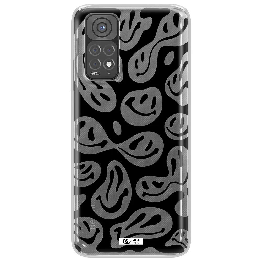 Smiley Faces Xiaomi Redmi Note 11 Clear TPU Case
