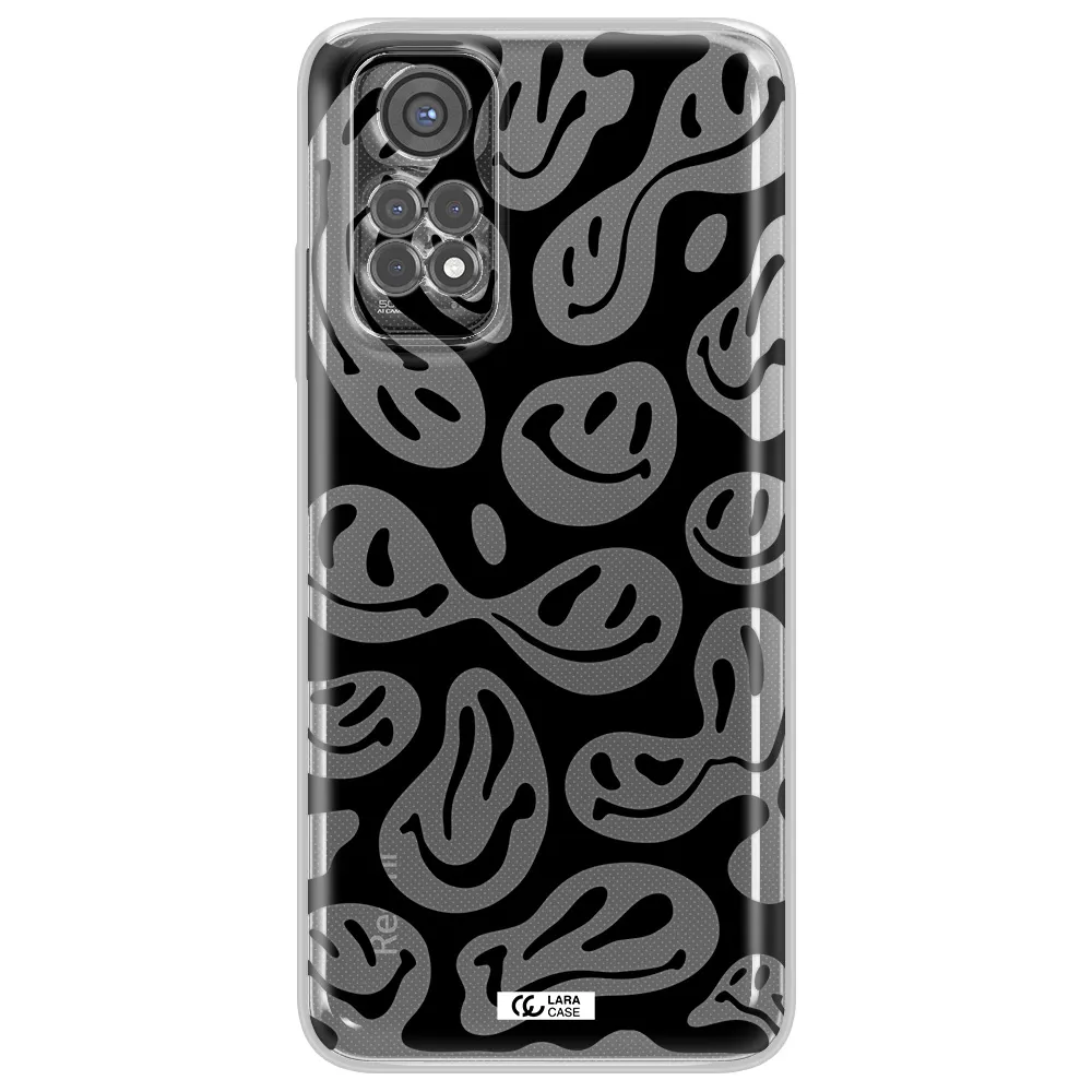 Smiley Faces Xiaomi Redmi Note 11S Clear Tpu Case