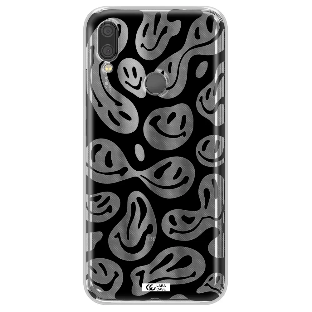Smiley Faces Xiaomi Redmi Note 7 Clear TPU Case
