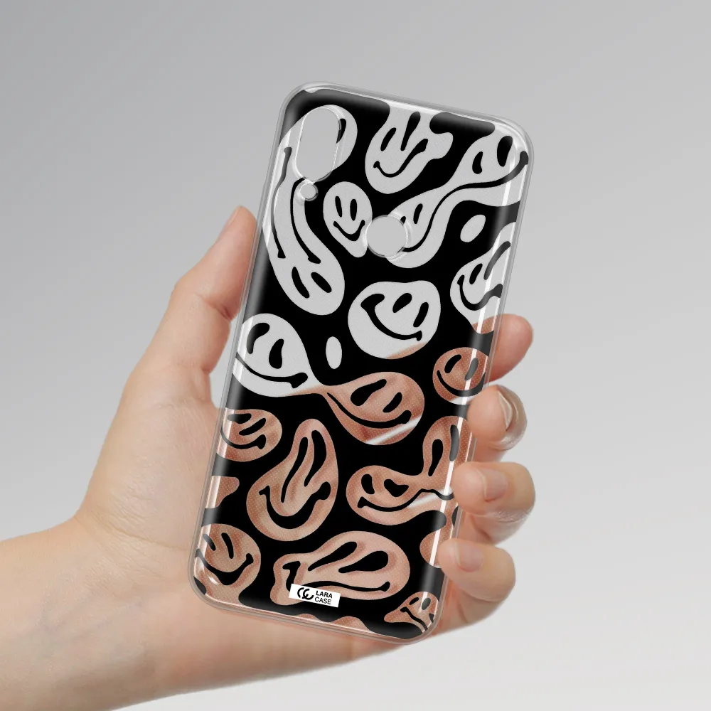 Smiley Faces Xiaomi Redmi Note 7 Clear TPU Case