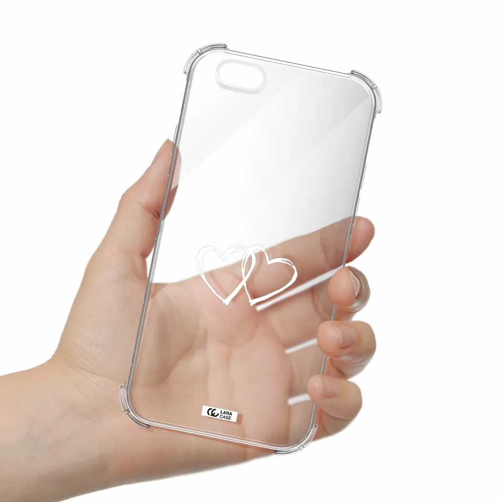 Heart Couple Apple iPhone 6 Clear PC Case