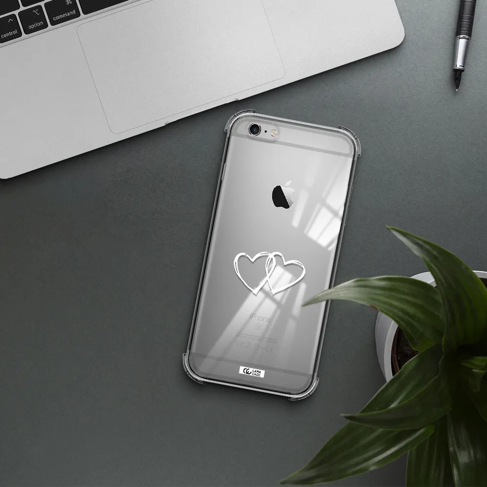 Heart Couple Apple iPhone 6S Clear PC Case