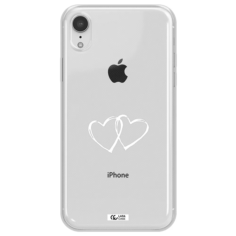 Heart Couple Apple iPhone XR Clear TPU Case