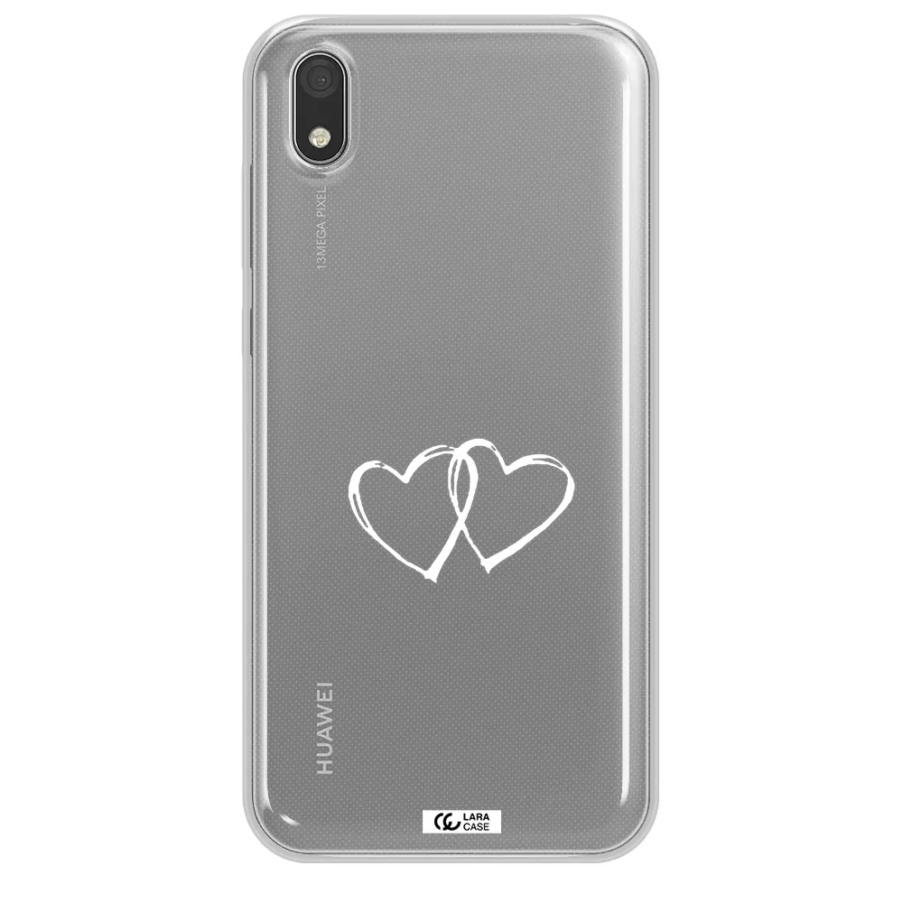 Heart Couple Huawei Honor 8S Clear TPU Case