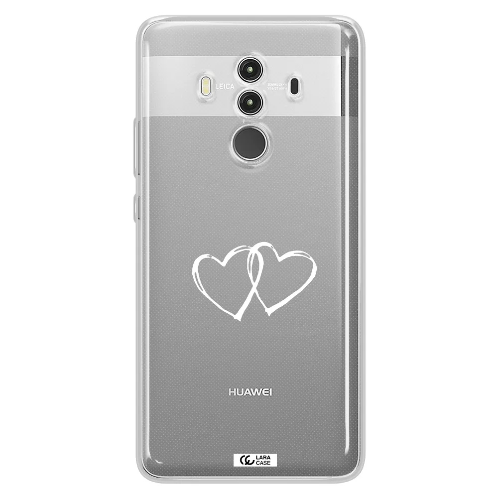 Heart Couple Huawei Mate 10 Clear TPU Case