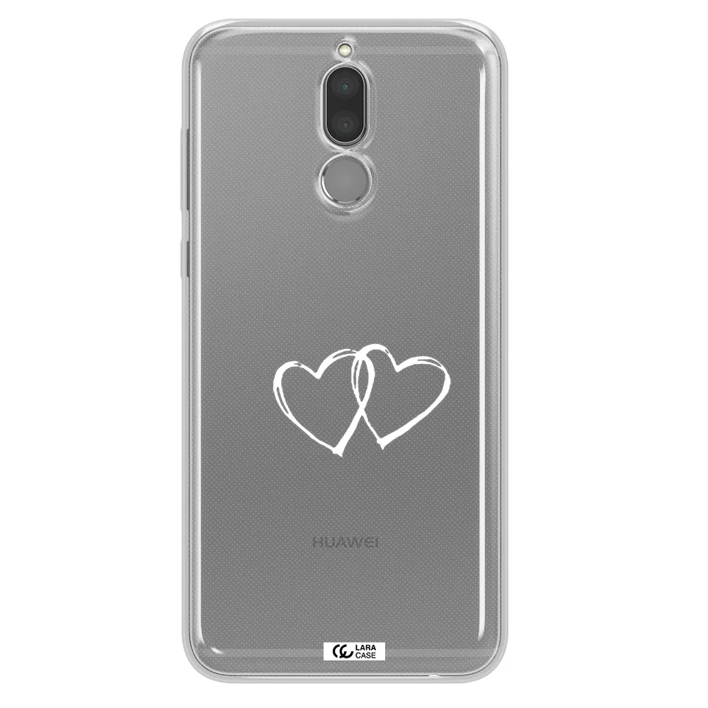 Heart Couple Huawei Mate 10 Lite Clear TPU Case