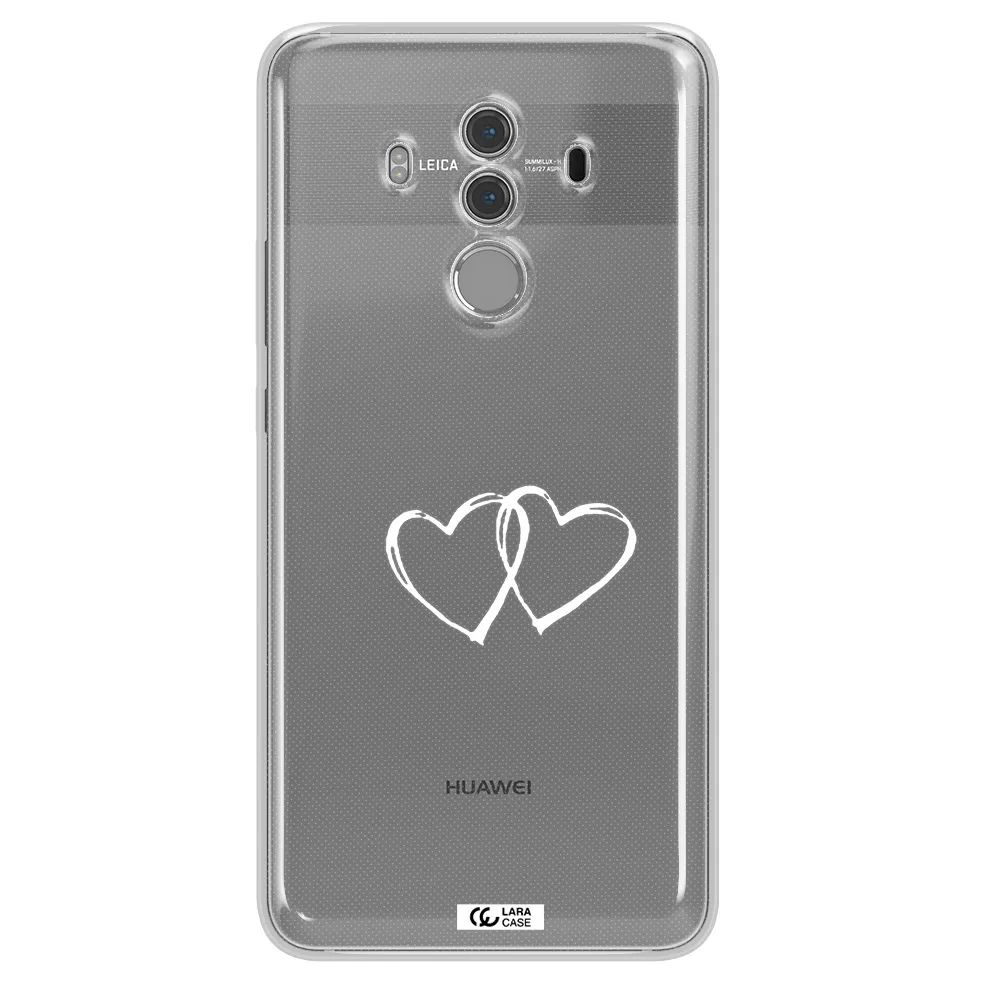 Heart Couple Huawei Mate 10 Pro Clear TPU Case