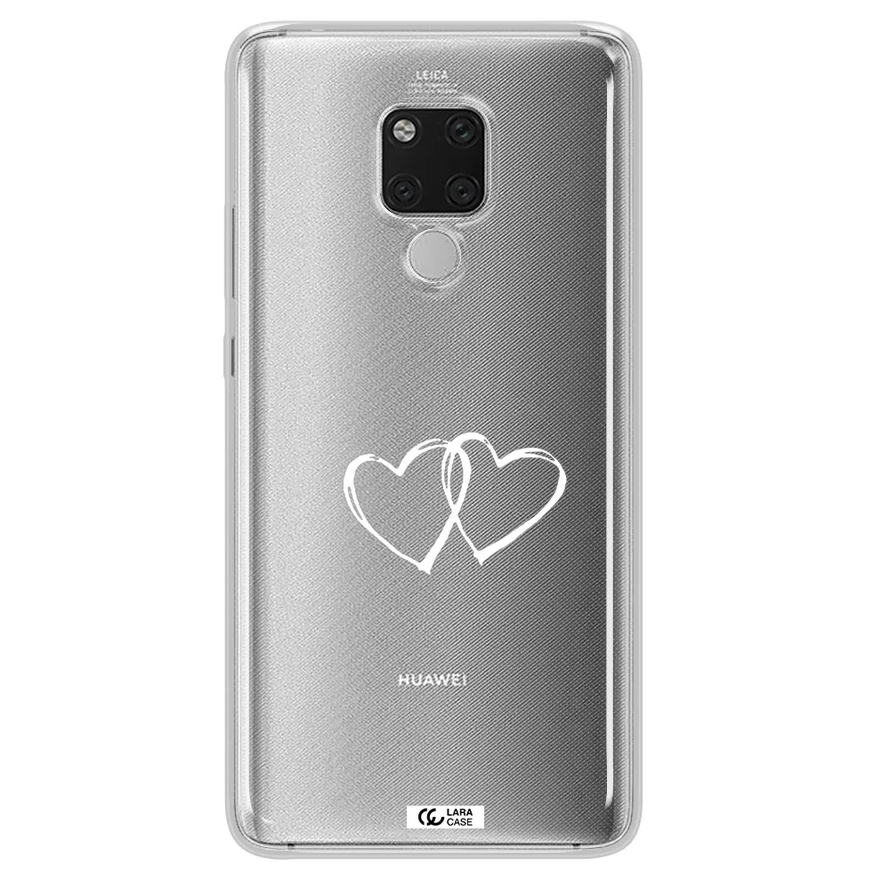 Heart Couple Huawei Mate 20X Clear TPU Case