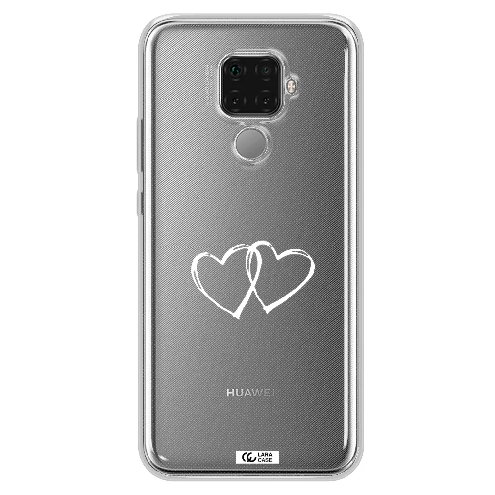 Heart Couple Huawei Mate 30 Lite Clear TPU Case