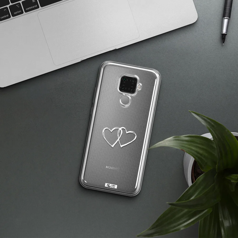 Heart Couple Huawei Mate 30 Lite Clear TPU Case