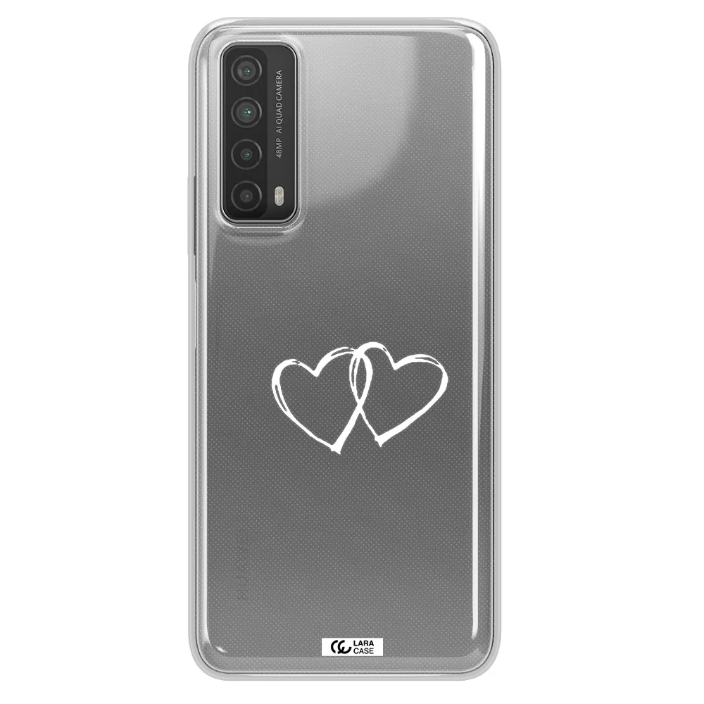 Heart Couple Huawei P Smart 2021 Clear TPU Case