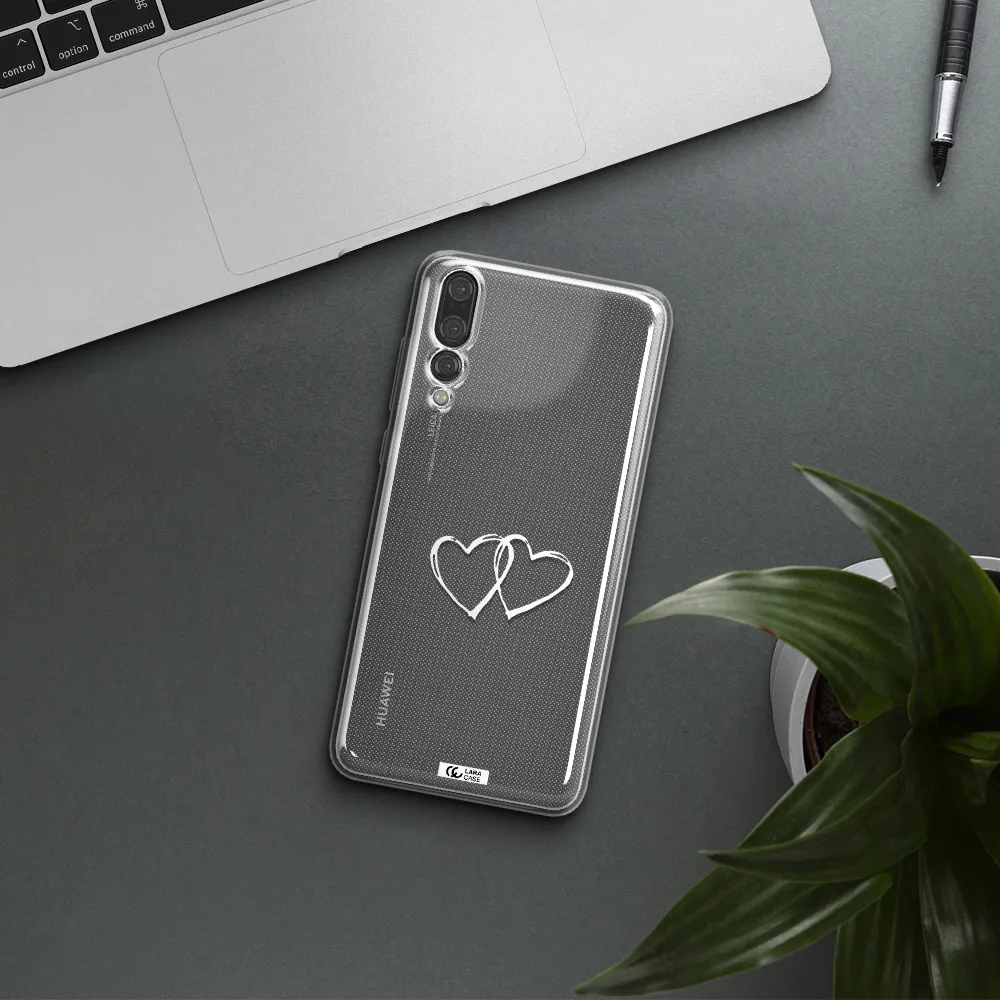 Heart Couple Huawei P20 Pro Clear TPU Case