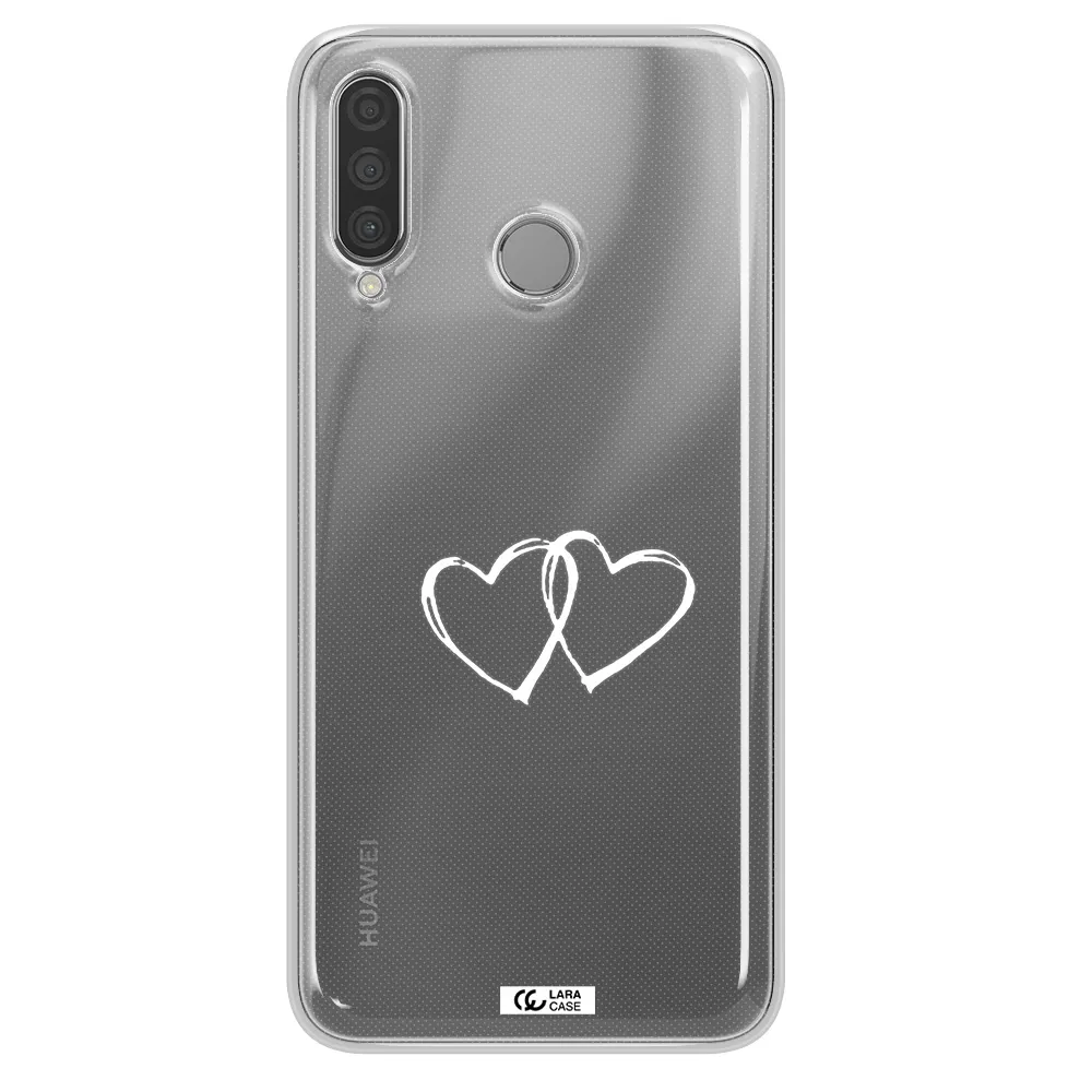Heart Couple Huawei P30 Lite Clear TPU Case