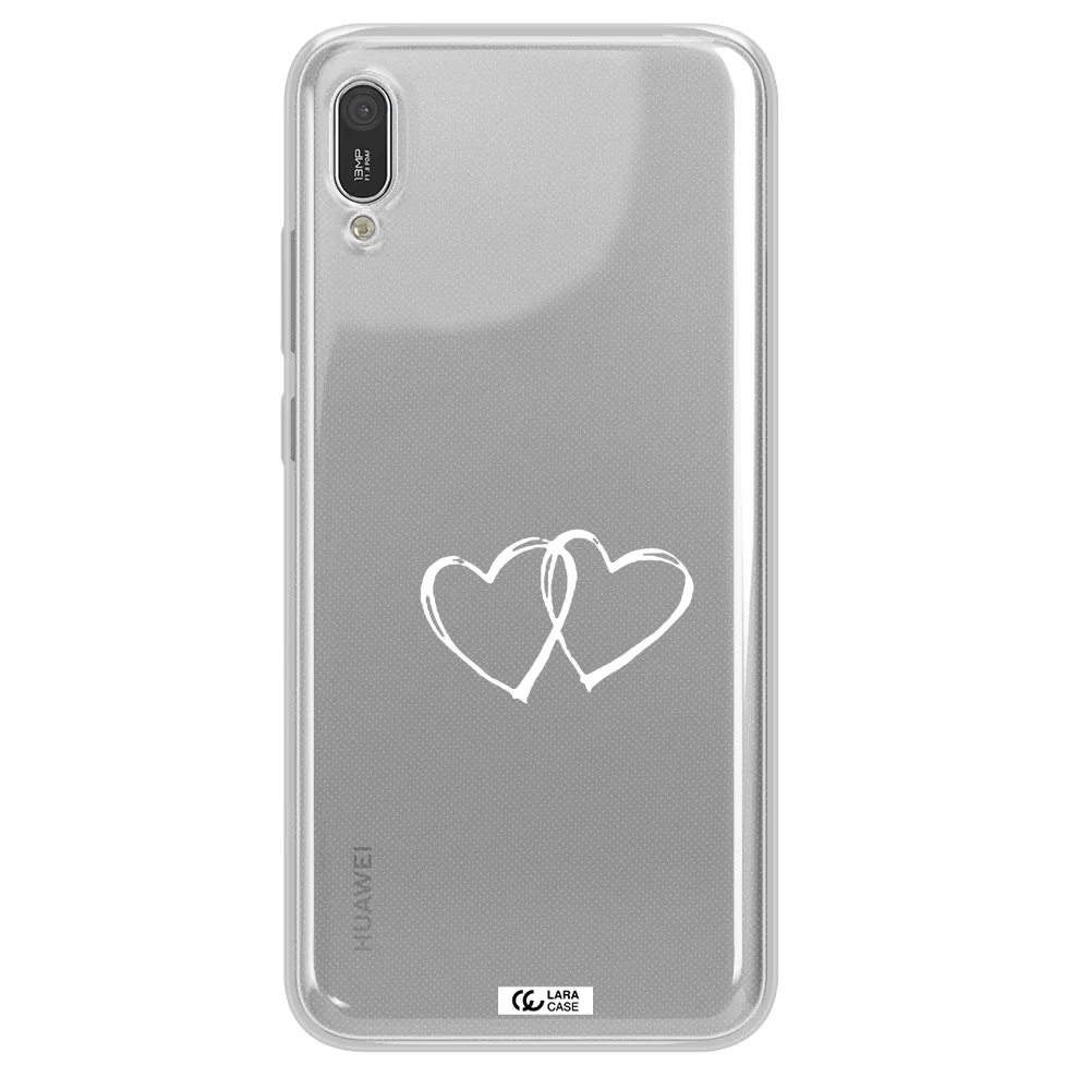 Heart Couple Huawei Y6 Pro 2019 Clear TPU Case
