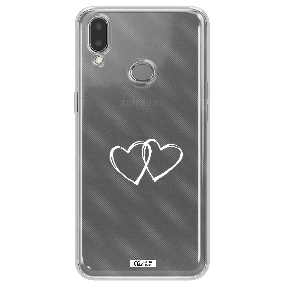 Heart Couple Samsung A10S Clear TPU Case