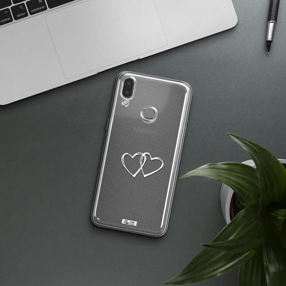 Heart Couple Samsung A10S Clear TPU Case