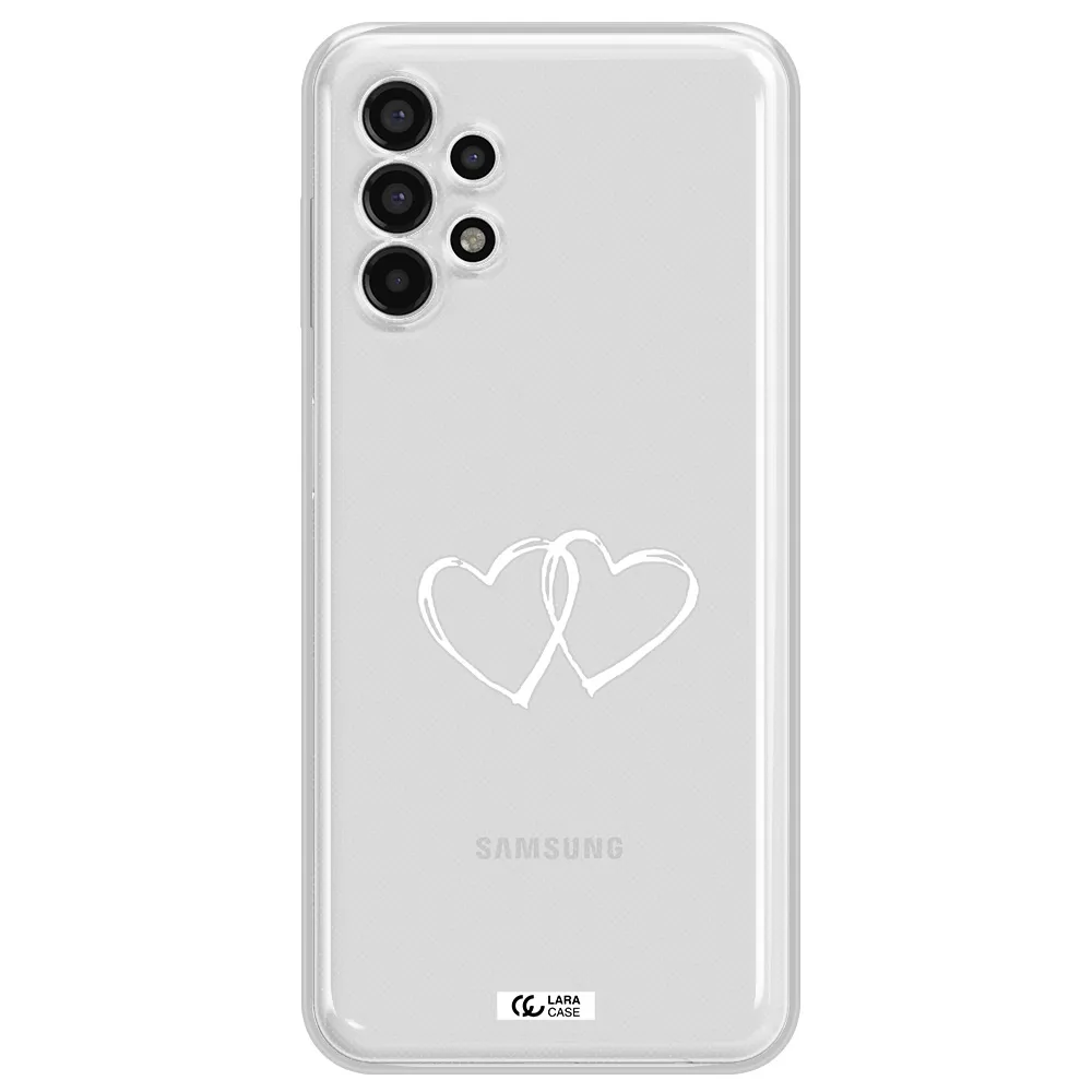 Heart Couple Samsung A13 4g Clear TPU Case